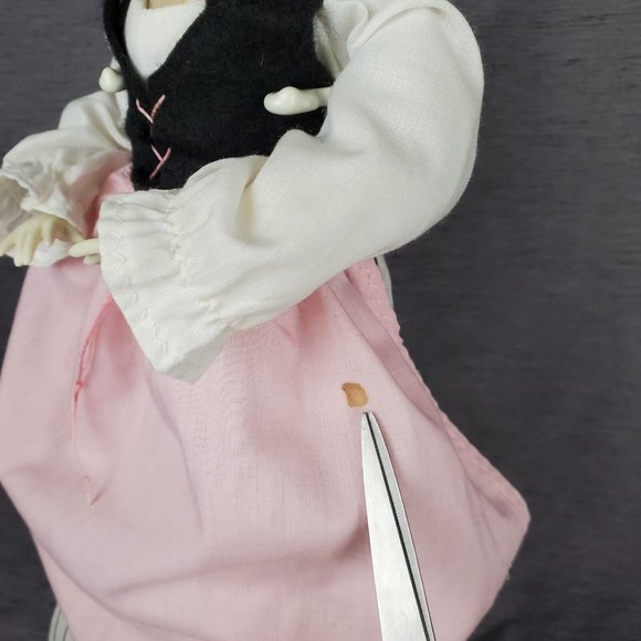 2 J Kazounis Francesca Dolls Handmade Porcelain Bisque Shepherdess Artist SIGNED - Picture 6 of 10